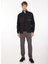 Siyah Erkek Bato Yaka Relaxed Fit Sweatmont D3WM-SWT6 1