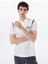 Beyaz Erkek Basic Polo T-Shirt D4SM-TST3245 3