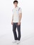 Beyaz Erkek Basic Polo T-Shirt D4SM-TST3245 4