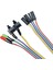 5064 Ana Kart Power Kablosu LED Işıklı Reset Açma Kapama Butonu Kablosu On Off Switch 2