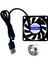 60X60X10 mm USB Fan Çift Bilyalı Rulman Sessiz, 5V, 0.10 A, 3000 Rpm Modem Receiver Dvr Playstation Tv Box, Telefon, Akvaryum Soğutucu, Fırçasız Soğutma Fanı, 1