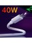 SL015 USB To Type-C 5A Hızlı Şarj ve Data Kablosu Beyaz 1 Metre 3