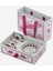 Allure Pembe Porselen Kahve Fincan Seti 120 ml 1