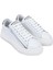 Kadın Hakiki Deri Beyaz/gümüş Sneakers & Spor Ayakkabı 2