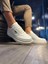 J013 Bağcıklı Ortopedik Taban Erkek Günlük Sneaker Spor Ayakkabı Bt Beyaz 2