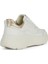 Beyaz-Altın Kadın Deri Sneaker D Nebula 2.0 x B 4