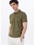 Haki Erkek Relaxed Fit Polo T-Shirt D4SM-TST3248 1