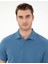 Koyu Mavi Slim Fit Basic Tişört 2