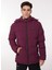Bordo Erkek Kapüşon Yaka Standart Fit Kapitone Mont STK-212 2