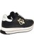 Siyah-Beyaz Kadın Deri Sneaker JA15074G1HIA100A 2