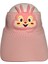 2-8 Yaş Kız Çocuk Açık Pembe Renk Rabbit Figürlü Yazlık Vizör Şapka 3