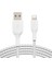 Örgülü Lightning Kablosu (Hızlı Şarj Lightning - USB Kablosu) Mfi Sertifikalı Şarj Kablosu, Örgülü Lightning Kablosu (3m, Beyaz) 2