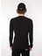 Bisiklet Yaka Düz Siyah Erkek T-Shirt M6474 098 Black 5