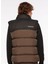 People By Fabrika Siyah Kadın Normal Kalıp Puffer Mont MKAW22-37 5