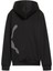 Siyah Kadın Kapüşon Normal Düz Sweatshirt 52507301 Bıg Cat French Terry Hoodı 2