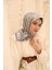 Twill Ipek Eşarp - 11464-19 Ekru 4