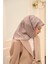 Twill Ipek Eşarp - 11464-45 Turuncu Gri 2