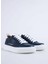 Lacivert Erkek Deri Sneaker Bond 2