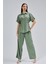 Haki Rahat Kesim Gömlek Pantolon Takım 2