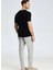 Bisiklet Yaka Siyah Giza Pamuk Triko T-Shirt 5