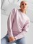 Siyah Kadın Yuvarlak Regular Fit Düz Sweatshirt 67788660 Her Crew Tr Grape Mist 1