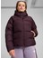 Bordo Kadın Fermuarlı Normal Düz Mont 62648944 Poly Puffer Jacket 1
