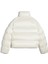 Krem Kadın Dik Regular Fit Düz Mont Shiny Puffer Jacket 5