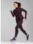 Bordo Kadın Normal Düz T-Shirt 52317044 Run Favorıte 1/4 Zıp W 3