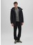 Siyah Erkek Kapüşon Slim Fit Mont I 4I25 P503 1