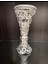 Gümüş Metal Kristal Taşlı Metal Vazo 30CM LKM070 1