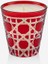Gloria Cinnamon Kırmızı Cam Mum 10 cm 1