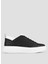 Siyah Erkek Deri Sneaker Wembley 1