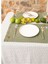 Linen Keten Masa Örtüsü Kirik Beyaz/siyah Çizgili 150X250 5