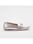 Gümüş Kadın Deri Loafer 241RGK372 7506 1