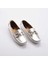 Gümüş Kadın Deri Loafer 241RGK372 7506 3