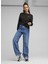 67788601 Her Crew Tr Siyah Kadın Kapüşon Yaka Regular Fit Sweatshirt 2