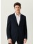 Normal Bel Slim Fit Indigo Erkek Takım Elbise 1087337 2