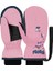 Mitten Çocuk Pembe Kayak Eldiveni 3