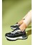 Beyaz-Sarı Kadın Sneaker 210-20128 2