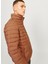 Kahve Erkek Yüksek Yaka Standart Fit Mont Jjestate Packable Puffer Collar Noo 2