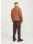 Kahve Erkek Yüksek Yaka Standart Fit Mont Jjestate Packable Puffer Collar Noo 5