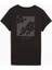 52655901 Graphıcs Traın Concept Tee Siyah Yuvarlak Yaka Regular Fit Kadın T-Shirt 2