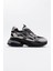 Marron Buz Siyah Kadın Spor Sneakers 5