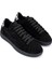 Kadın Hakiki Deri Siyah Süet/siyah Beyaz Leopar Sneakers & Spor Ayakkabı 2
