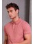 Erkek Slim Fit Pamuklu Yumuşak Doku Nefes Alan Kumaş Yakalı Tişört 1