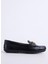 Siyah Kadın Deri Loafer 802925635001 1