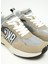 Gri-Beyaz Erkek Deri Sneaker 19125/CP 5