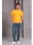 Erkek Slim Fit Pamuklu Yumuşak Doku Nefes Alan Kumaş Yakalı Tişört 4