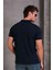 Erkek Slim Fit Pamuklu Yumuşak Doku Nefes Alan Kumaş Yakalı Tişört 4