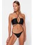 Shopeonly Siyah Straplez Bağlamalı Bikini Takımı 3